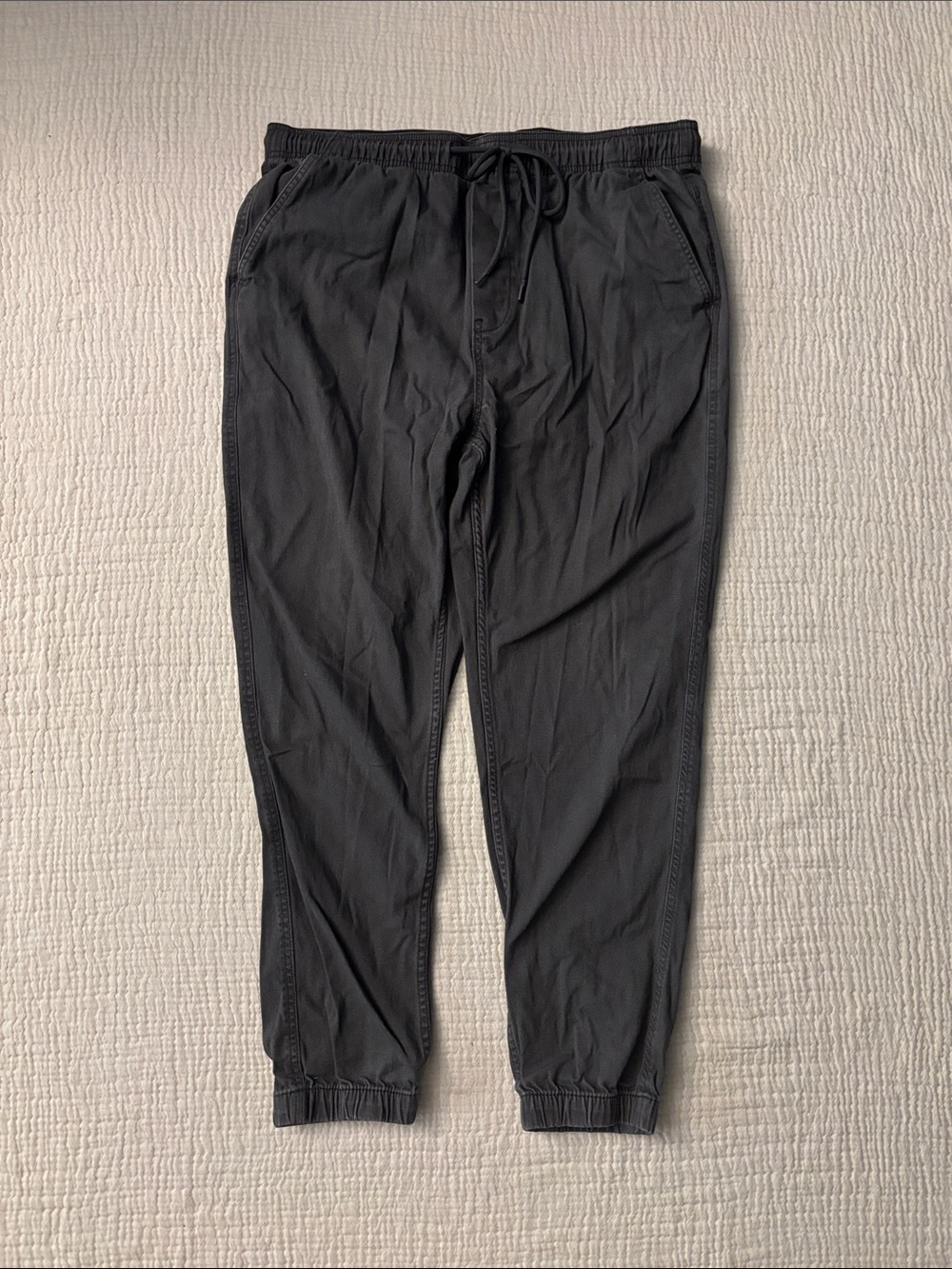 West 49 Off White Cuffed Khaki Joggers Pants
